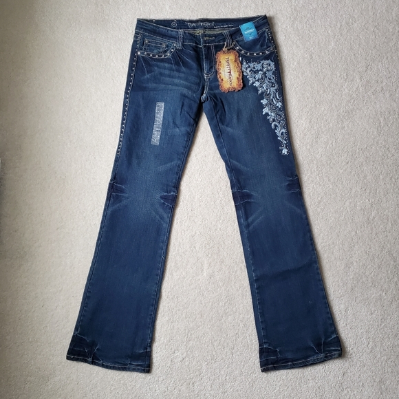 trinity ranch Pants - Trinity Ranch Western Blue Jean's